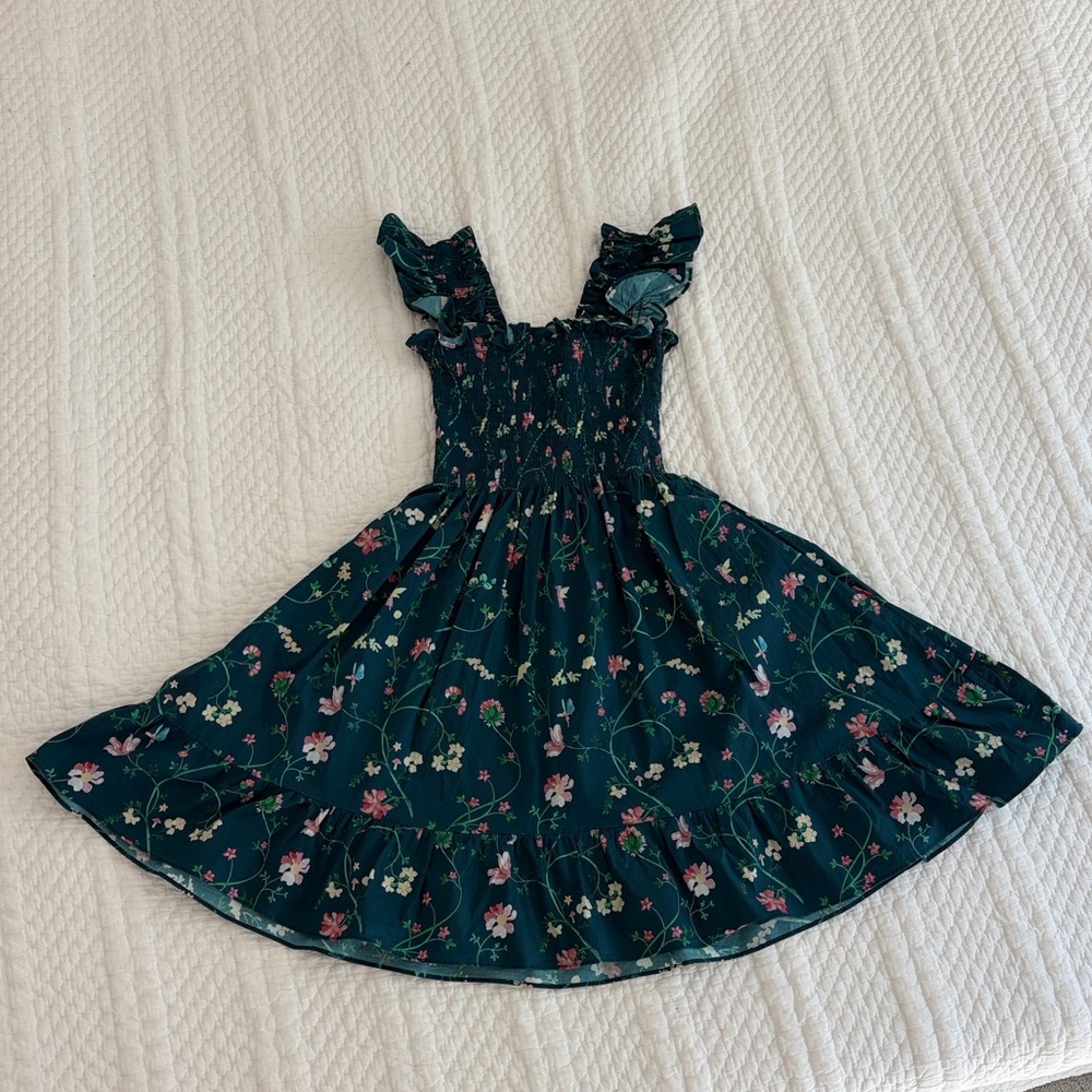 Hill House Elizabeth dress in Moody Floral, XXS - Picture 2 of 7